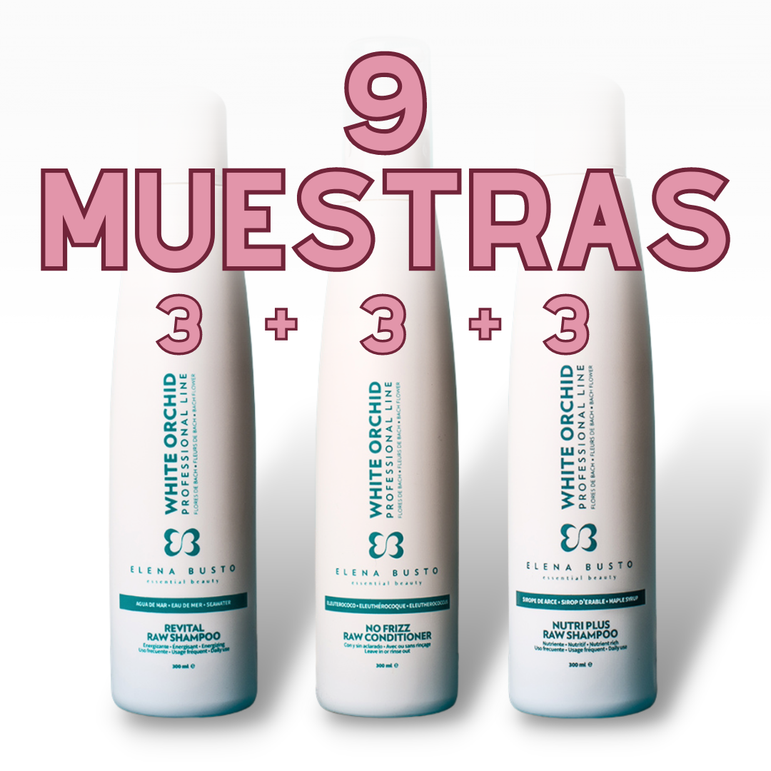 9 Muestras 3No Frizz + 3Revital + 3Nutri