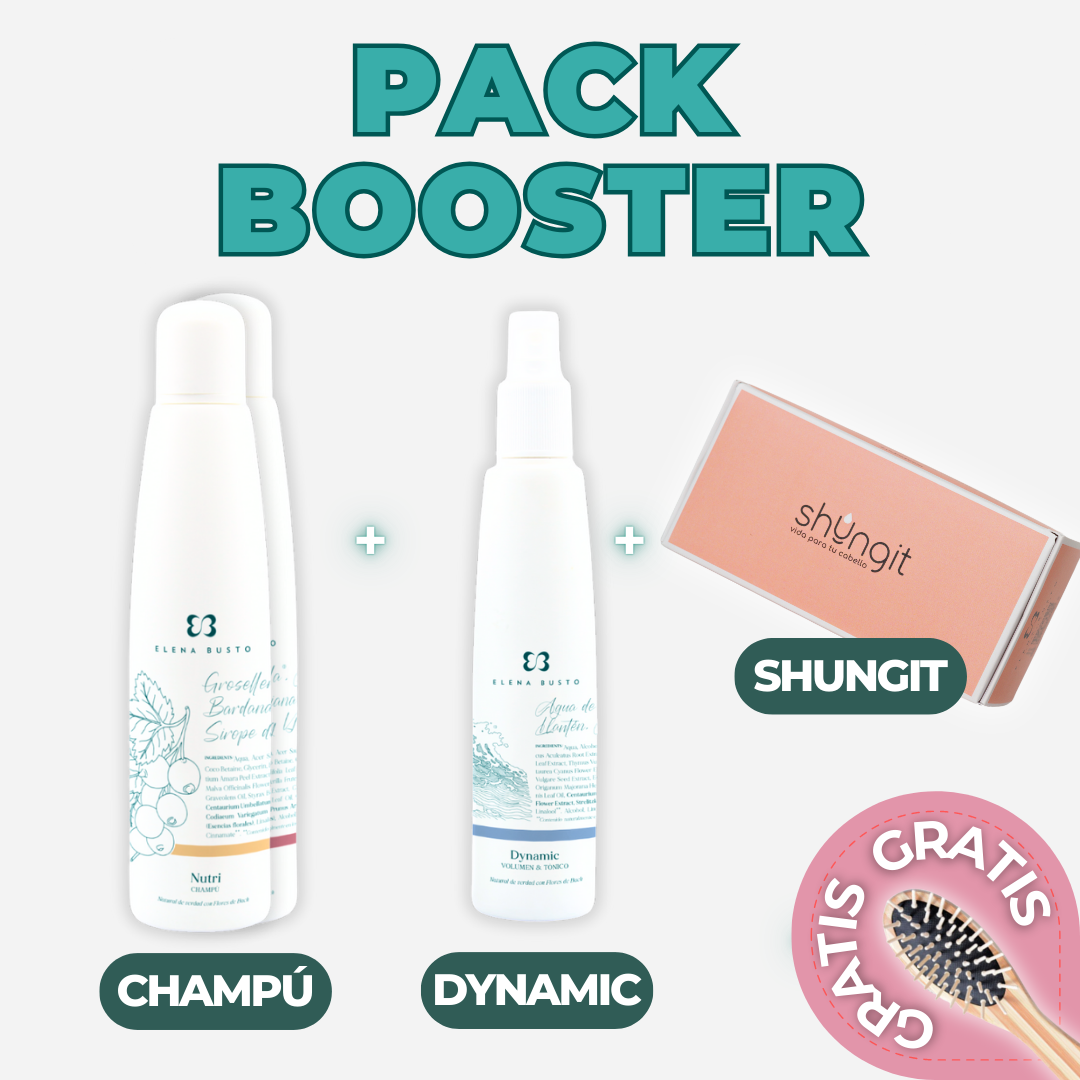 Pack Booster: Champú + Spray Dynamic + Shungit – Elena Busto - EB